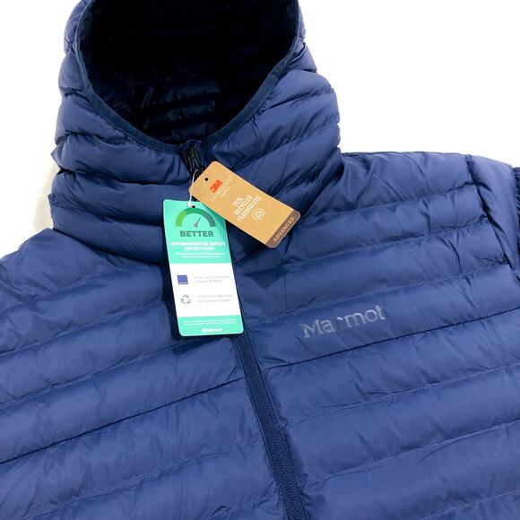 NWT Marmot Echo Blue Featherless Hoody Jacket - Picture 5 of 10